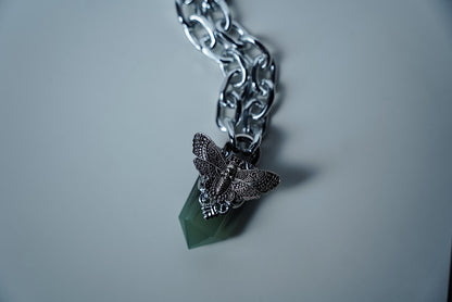 Skullerfly Crystal Pendant