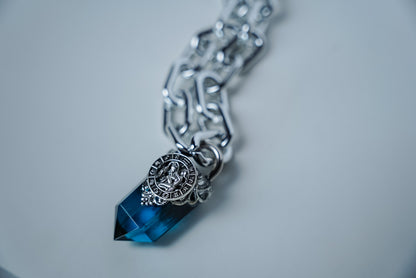 The Water Bearer - Aquarius Crystal Pendant