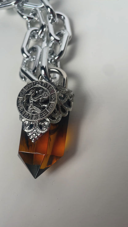 The Virgin - Virgo Crystal Pendant