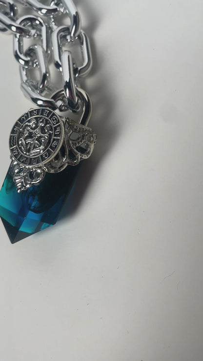 The Twins - Gemini Crystal Pendant